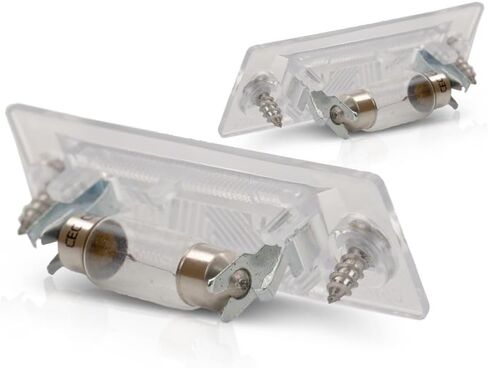 CarLights360: For Volkswagen Jetta License Plate Tail Light 2005-2010 Driver and Passenger Side | Pair | For VW2870106 | 3B5998026A, 3B5998026A in Saudi Arabia