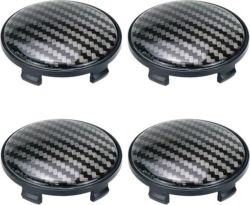Modengzhe 62mm Wheel Center Caps Rim Hub Center Covers Replacement 59mm Lug to Lug (Black Base & Black Sticker) - 4Pcs in Kuwait