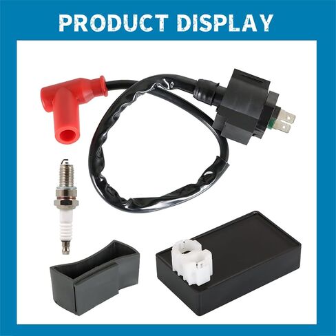 Silscvtt Ignition Coil CDI Box Spark Plug Replacement for Honda Foreman 450 TRX450 1998-2004 30410-HN0-A01 in Saudi Arabia