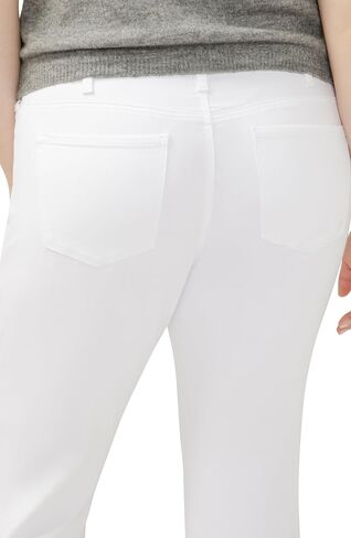 بنطلون جينز نسائي من Silver Jeans Co. مقاس كبير من Suki متوسط ​​الارتفاع متعرج وذو ساق واسعة in Kuwait