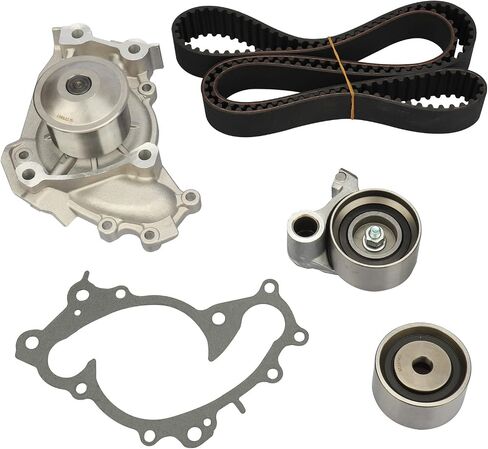 مجموعة حزام توقيت المحرك من DRIVESTAR مع مضخة مياه متوافقة مع 1994-2001 Toyota Camry 1995-2004 Avalon 1998-2003 Sienna 1999-2003 Lexus RX300 1994-2001 ES300 3.0L TBK257 TKT-024 in Saudi Arabia
