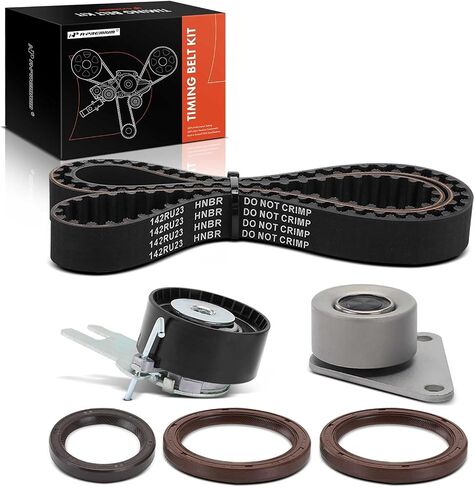 A-Premium Engine Timing Belt Kit Compatible with Volvo Cars - C70 2006-2012, C30 2007-2012, S40 2004-2011, V50 2005-2008/2010-2011 - 2.4L 2.5L in Saudi Arabia
