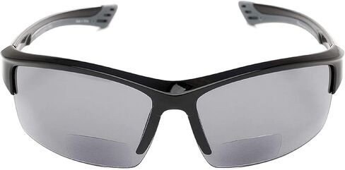 The Foster II Bifocal Reading Sunglasses Plastic Sport & Wrap-Around Sun Readers for Men and Women, ANSI Z87.1 Certified in Saudi Arabia