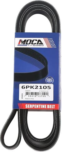 MOCA 6PK2105 EPDM Serpentine Belt fits 2001-2011 for Ford Ranger 2.3L, 2002-2009 for Mazda B2300 2.3L in Saudi Arabia