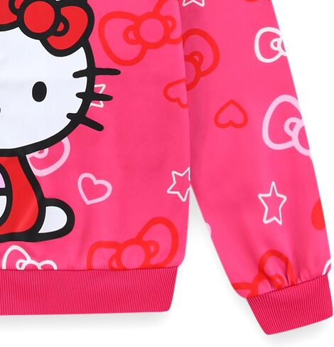 Hello Kitty Sanrio Girls Zip Up Hoodie for Toddler and Big Kids in Saudi Arabia