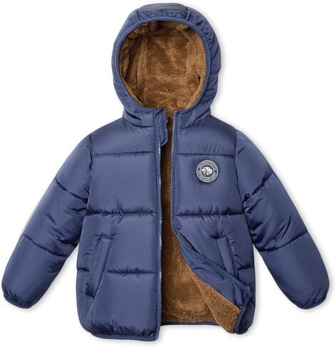 maoo garden Little Girls Boys Winter Jacket 4-7 Years Toddler Kids Puffer Fleece Lined Lightweight Water-Resistant Coat in Kuwait