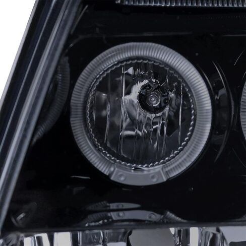 SPEC-D ضبط المصابيح الأمامية لجهاز العرض LED المتوافقة مع 2005-2015 Nissan Xterra، مجموعة المصابيح الأمامية اليسرى + اليمنى in Saudi Arabia