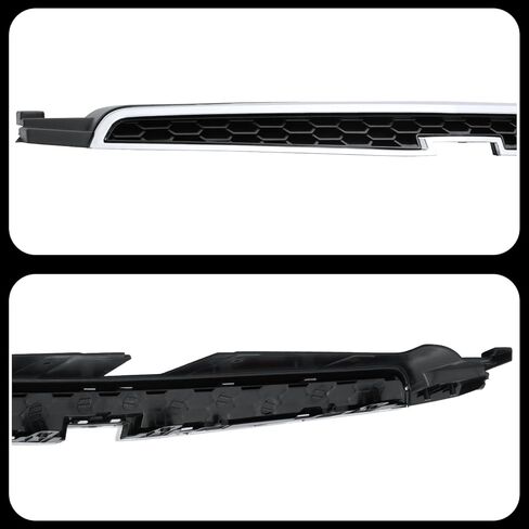 PENSUN Front Bumper Upper & Lower Grille Fit For Chevrolet Chevy Cruze 2011 2012 2013 2014 Grill Black With Chrome Set Of 2 Pcs in Kuwait