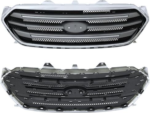 PENSUN Front Bumper Upper Grille Fit for 2013 2014 2015 2016 2017 2018 2019 Ford Taurus, FO1000666/DG1Z17D957AAPTM in Kuwait