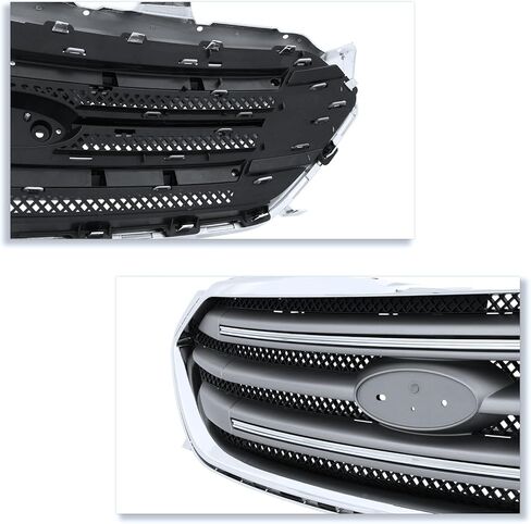 PENSUN Front Bumper Upper Grille Fit for 2013 2014 2015 2016 2017 2018 2019 Ford Taurus, FO1000666/DG1Z17D957AAPTM in Kuwait