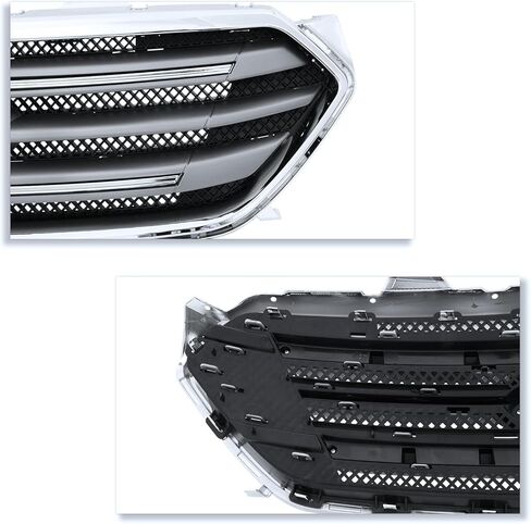 PENSUN Front Bumper Upper Grille Fit for 2013 2014 2015 2016 2017 2018 2019 Ford Taurus, FO1000666/DG1Z17D957AAPTM in Kuwait