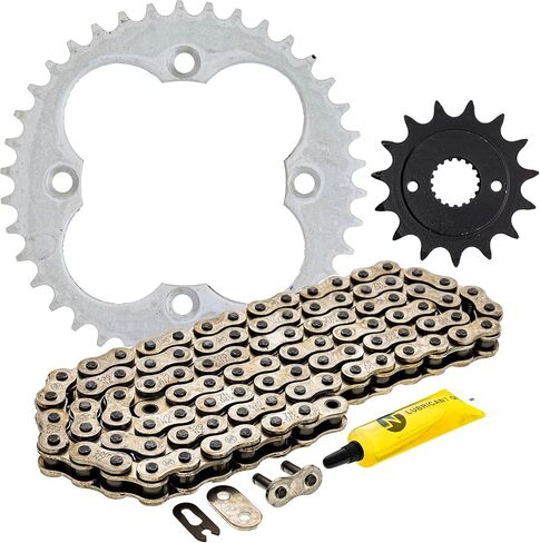 مجموعة سلسلة الاضراس محرك المتخصصة لهوندا Sportrax 400 TRX400EX الجبهة 15 الخلفية 38 الأسنان 520V-X X-Ring 94 وصلات in Kuwait