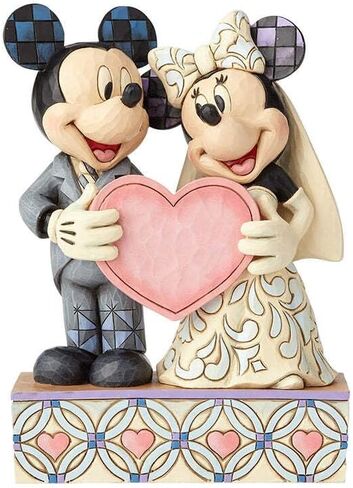 Disney Traditions by Jim Shore - Mickey Proposing to Minnie Ring Dish in Saudi Arabia