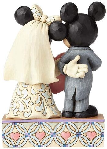 Disney Traditions by Jim Shore - Mickey Proposing to Minnie Ring Dish in Saudi Arabia