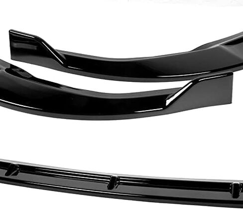 EPARTS 3 Pieces Style Front Bumper Lip Spoiler Splitter Chin Side Body Kit Trim Protection Compatible with 2006-2008 Honda Civic 2DR/Coupe (Painted Carbon Fiber Style) in Saudi Arabia