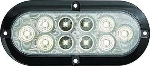 Optronics BUL78CBP ضوء LED بيضاوي شفاف مقاس 6 بوصات للتركيب على السطح in Saudi Arabia
