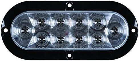 Optronics BUL78CBP ضوء LED بيضاوي شفاف مقاس 6 بوصات للتركيب على السطح in Saudi Arabia