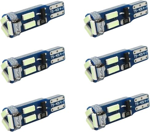 WLJH مشرق للغاية الجليد الأزرق لوحة العدادات مؤشر العنقودية مصباح تحذير لمبة حزمة ضوء LED كاملة لفورد رينجر 2004-2011، حزمة من 11 in Saudi Arabia
