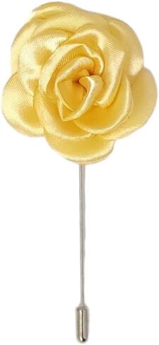 Solid Color Floral Lapel Pin in Kuwait