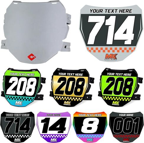 MxNumbers- ODI Signature Downhill Number Plate and Zipties Bundle, Electric Bike and Mountain Bike Plate in Saudi Arabia