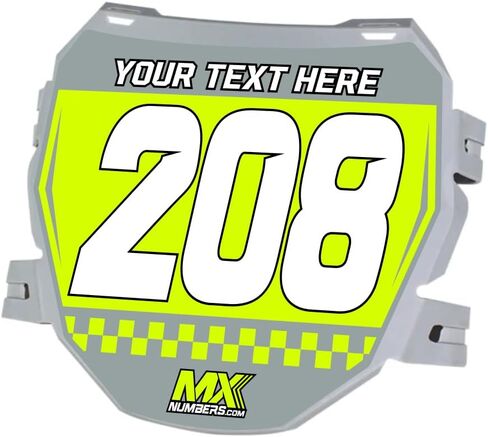 MxNumbers- ODI Signature Downhill Number Plate and Zipties Bundle, Electric Bike and Mountain Bike Plate in Saudi Arabia