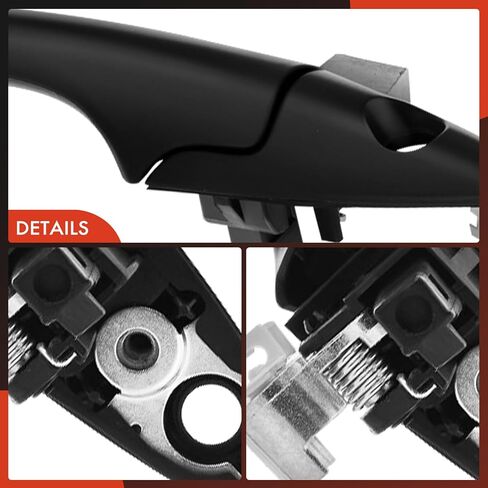 A-Premium Front Left Driver Side Exterior Door Handle with Keyhole Compatible with Honda Odyssey 2005-2010, Primed Black, Replace# 72180-SHJ-A01 in Saudi Arabia