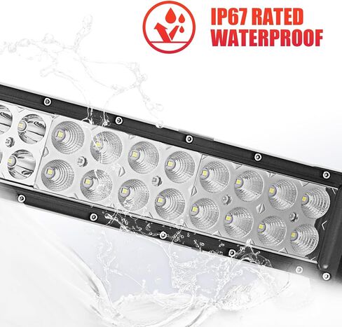 طقم شريط إضاءة LED منحني 50 بوصة 288 وات من WeiSen مع مفتاح على مجموعة الأسلاك وأقواس التثبيت المتوافقة مع Can Am Maverick R/Max 2024-2025 in Saudi Arabia
