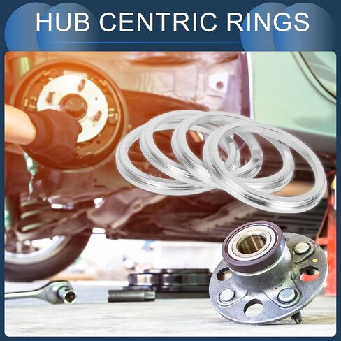 Hub Centric Rings, 71.6mm ID to 78.1mm OD Vehicle Wheel Hubrings Aluminum Alloy, 4 Pcs in Saudi Arabia
