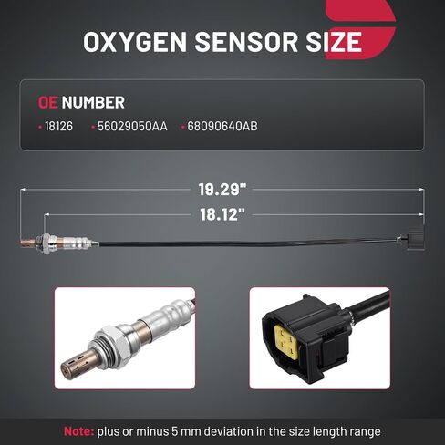 BDFHYK Oxygen Sensor Upstream Downstream O2, Compatible with Dodge Neon Caravan Charger, Compatible with Chrysler Sebring 300, 18126, 56029050AA Replacement 1PCS in Saudi Arabia