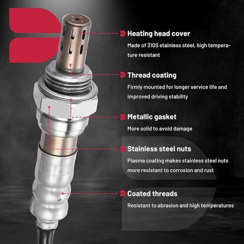 BDFHYK Oxygen Sensor Upstream Downstream O2, Compatible with Dodge Neon Caravan Charger, Compatible with Chrysler Sebring 300, 18126, 56029050AA Replacement 1PCS in Saudi Arabia