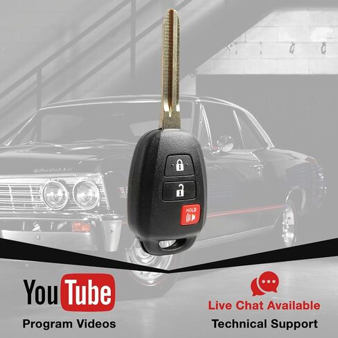 2X USARemote Key Fob Replacement Keyless Entry Remote for 2013 2014 2015 2016 2017 2018 2019 2020 2021 2022 2023 Scion XB Toyota Highlander RAV4 Corolla 3-Button Remote Head Key (HYQ12BDP, H Chip) in Saudi Arabia