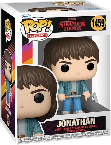 فانكو بوب! التلفاز: Stranger Things - جوناثان بايرز مع نادي الجولف - شخصية من الفينيل قابلة للتجميع - فكرة هدية - بضائع رسمية - للأطفال والكبار - عشاق التلفزيون - شخصية نموذجية لهواة الجمع والعرض in Saudi Arabia