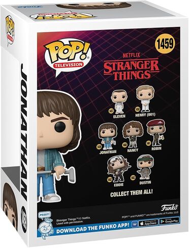 فانكو بوب! التلفاز: Stranger Things - جوناثان بايرز مع نادي الجولف - شخصية من الفينيل قابلة للتجميع - فكرة هدية - بضائع رسمية - للأطفال والكبار - عشاق التلفزيون - شخصية نموذجية لهواة الجمع والعرض in Saudi Arabia