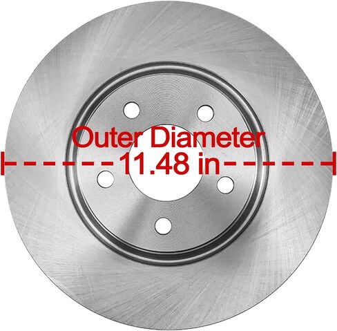 Allcombo Rear 11.46" (291mm) Disc Brakes Rotors for 2002-2023 Nissan Altima, 2004-2008 Nissan Maxima, 2011-2017 Nissan Juke, 2007-2019 Nissan Sentra Replacement Driver Passenger Side - 31312 in Saudi Arabia