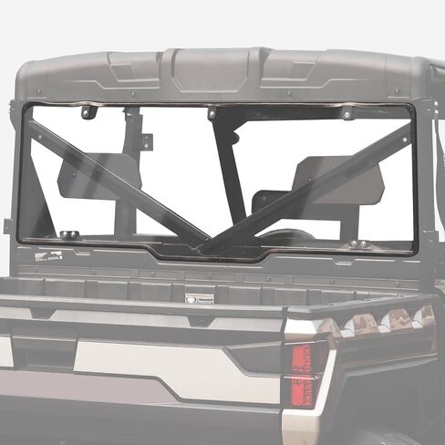 A & UTV PRO Rear Windshield, Full Size Rear Window for 2017-2025 Ranger XP 1000/ Crew, 2020-2025 Polaris Ranger 1000/ Crew, 2013-2019 Polaris Ranger XP 900/Crew (Compatible with Roof) in Saudi Arabia