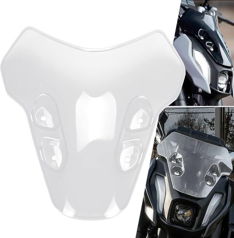 MT-07 2025 غطاء حماية الزجاج الأمامي منحرف الزجاج الأمامي يناسب MT07 MT 07 MT-07 2021 2022 2023 2024 2025-أسود in Kuwait