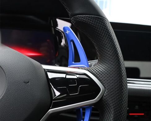 Ijdmtoy Sports Red CNC Billet Aluminium Extensions Maddle Shifter متوافق مع فولكس واجن 2022-Up Mk8 Golf GTI Golf-R E-Golf ، إلخ. in Kuwait