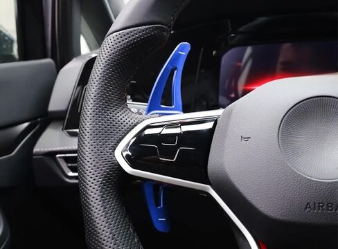 Ijdmtoy Sports Red CNC Billet Aluminium Extensions Maddle Shifter متوافق مع فولكس واجن 2022-Up Mk8 Golf GTI Golf-R E-Golf ، إلخ. in Kuwait