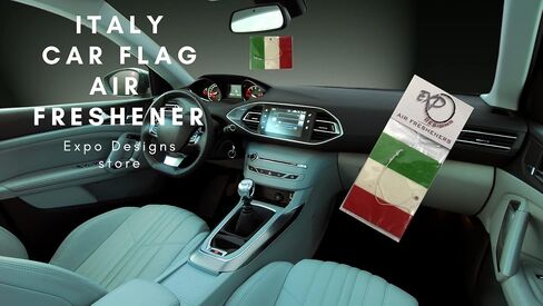 Italy Flag Air Freshener in Saudi Arabia