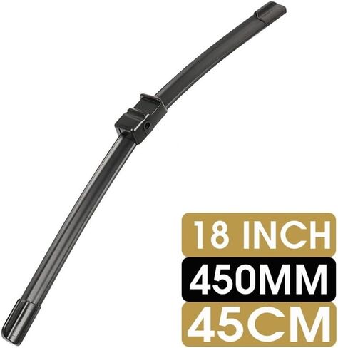 Wiper Blade Fit Side Pin Arm 16"17"18"19"20"21"22"24"26"28"30"32" Windscreen Windshield Rubber LHD/RHD Car Accessories (Color : 18 inches 450mm, Size : LEFT HAND DRIVER) in Kuwait