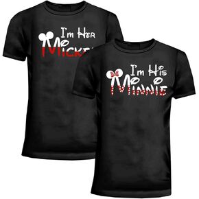 قمصان متطابقة للأزواج، مجموعة قمصان الحب للرجال والنساء، تي شيرت Husban Wife. in Kuwait