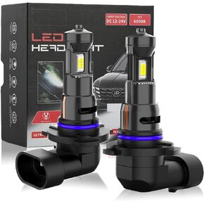 H4 Fog Light Bulbs, Front Fog Lamps, 30000LM Super Bright, 6500K Cool White, DRL Light, H4 Powersports Bulbs, 1:1 Size, 24 CSP LED Chips, Plug and Play, Pack of 2 in Saudi Arabia