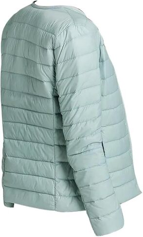 Women Liner Duck Down Jacket O-Neck Variable V-Neck Winter Keep Warm Ultralight Quilted Puffer Coat in Saudi Arabia
