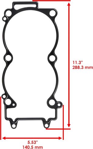 Caltric Cylinder Head and Base Gasket Compatible with Polaris RZR XP 1000 2014-2021/ RZR XP 4 1000 2014-2021 in Saudi Arabia