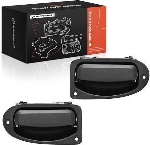 A-Premium Outside Exterior Door Handles Compatible with Ford Ranger 1998-2011 & Mazda B2300, B2500, B3000, B4000, Extended Cab Pickup, Textured Black, 2-PC Set, Rear Driver and Passenger Side in Saudi Arabia