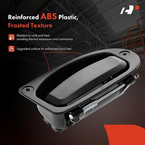 A-Premium Outside Exterior Door Handles Compatible with Ford Ranger 1998-2011 & Mazda B2300, B2500, B3000, B4000, Extended Cab Pickup, Textured Black, 2-PC Set, Rear Driver and Passenger Side in Saudi Arabia