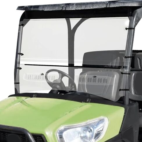 زجاج أمامي KUAFU متوافق مع 2009-2016 Kubota RTV 1140 CPX زجاج أمامي بفتحات تهوية كاملة شفاف in Saudi Arabia