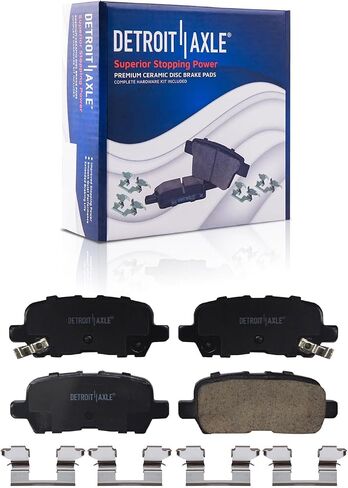 Detroit Axle - Brake Kit for 2011 2012 2013 Chevrolet Impala, 2014 2015 2016 Impala Limited, Disc Brakes Rotors Ceramic Brake Pads Front Rear Replacement : 11.93'' inch Front & 10.63'' inch Rear Rotor in Saudi Arabia