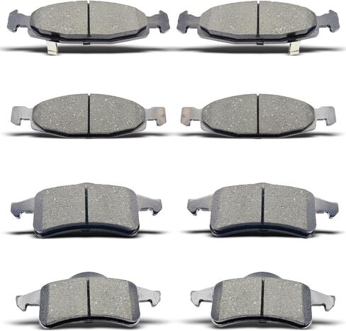 D790 D791 Front rear Ceramic Brake Pads set fit For 1999-2002 Jeep Grand Cherokee (8 pcs) in Saudi Arabia