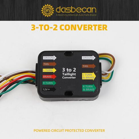 مجموعة أسلاك المقطورة Dasbecan 56217 متوافقة مع Toyota Highlander 2008-2019 4-Pin Connector Towing Wiring Kit in Saudi Arabia